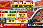 India Post Staff Car Driver Recruitment 2026