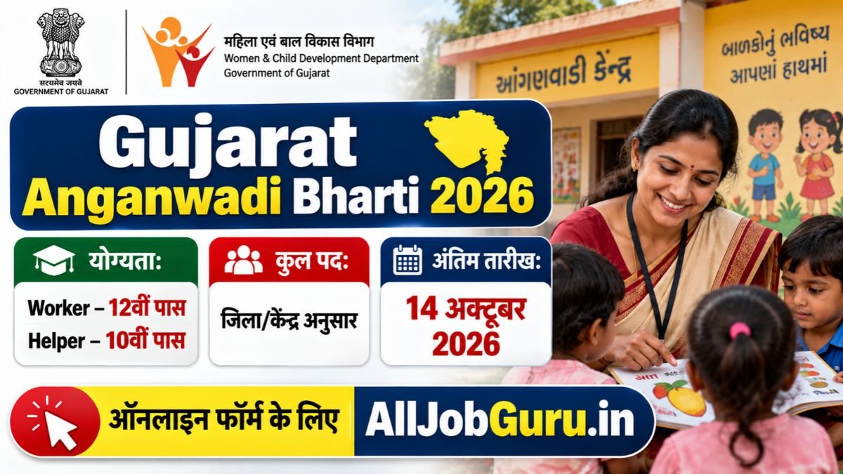 Gujarat Anganwadi Bharti 2026