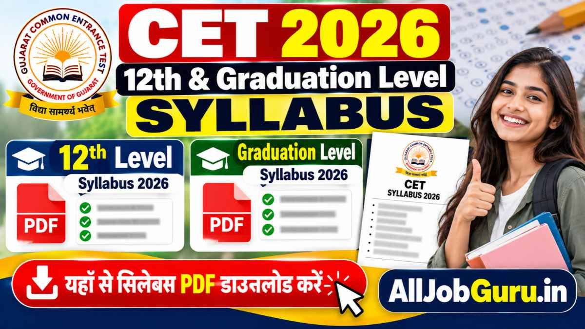CET 12th & Graduation Level Syllabus 2026