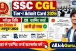 SSC CGL Tier-I Admit Card 2026