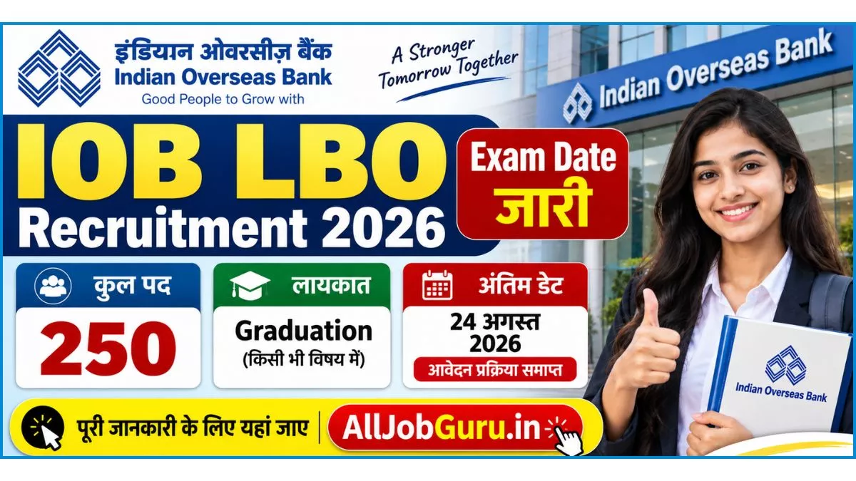 IOB LBO Exam Date 2026: